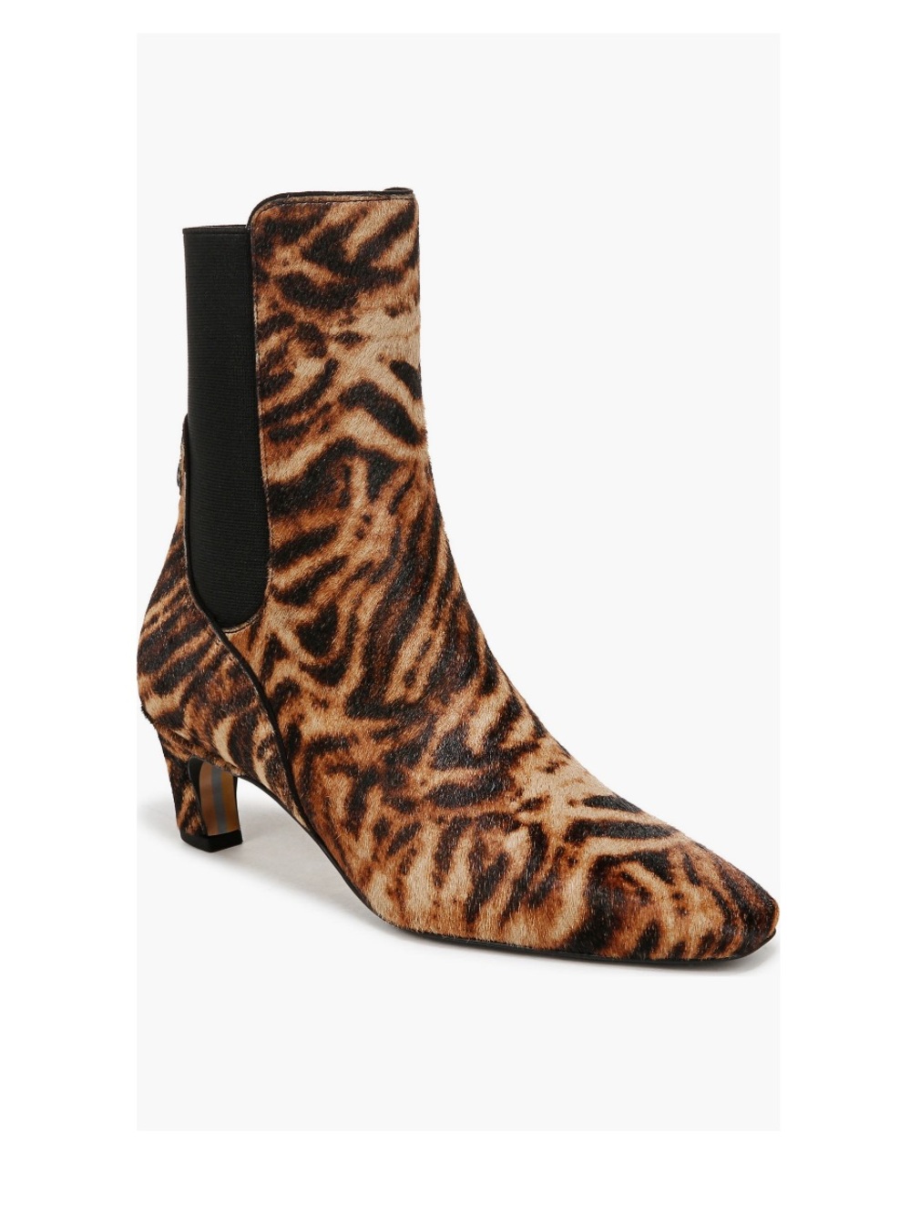 Sam Edelman Margo Genuine Calf Hair Bootie Brown & Black Animal Print Women’s 6